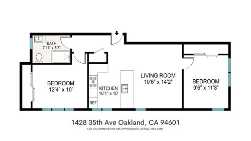 1428 35th Avenue Oakland, CA Floorplan